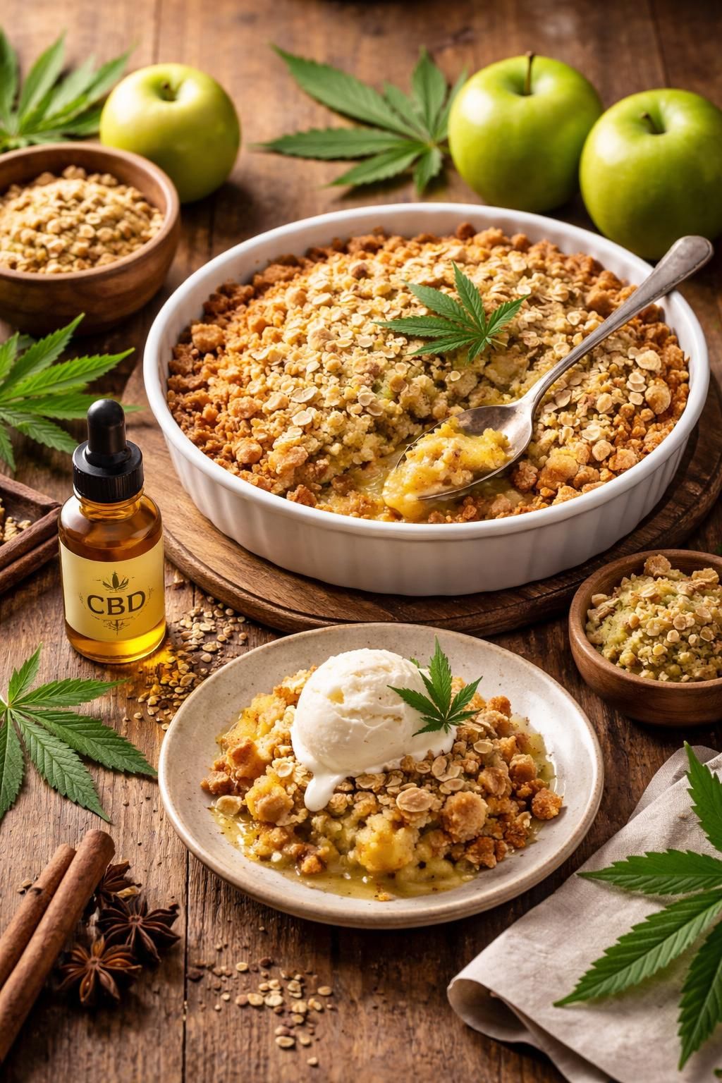 découvrez notre recette gourmande de crumble au cbd, alliant saveurs délicieuses et bien-être pour un dessert à la fois savoureux et apaisant.